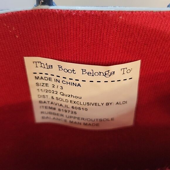 LILY&DAN KIDS DURABLE RUBBER VROOM RAIN BOOTS - Picture 6 of 14